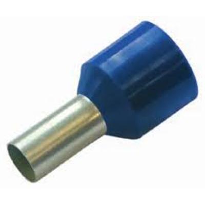 Haupa érvéghüvely színsorozat I (francia), kék, 0,75 mm / 8 mm - 100 db / cs