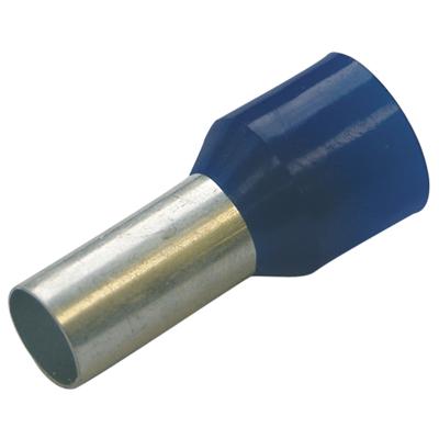 Haupa érvéghüvely, kék, vezeték keresztmetszet 2.5, hossz 18 - 500 db / cs 