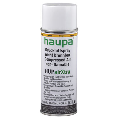 Haupa sűrített levegő spray, nem éghető "HUPairCtra", 400 ml