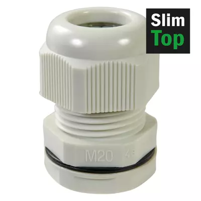 Haupa SlimTop tömszelence IP68, szürke,M12, kulcstáv 15, 10 db / cs | 250140