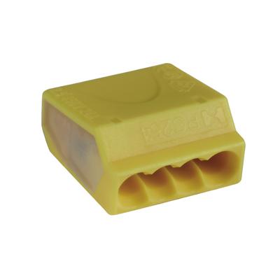 Haupa összekötő kapocs, nylon, 4 pólusú - 100 db / cs